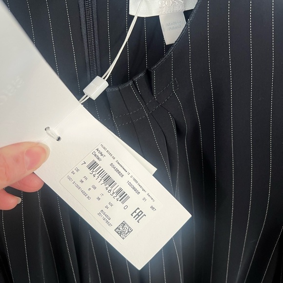 Hugo Boss Daltair Pinstripe Dress - Picture 6 of 10